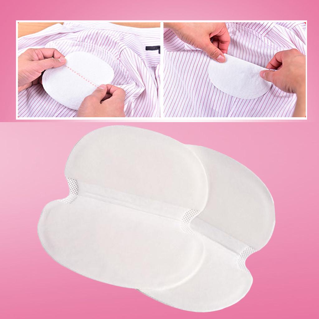 Conava Clear Breathable and Deodorizing Underarm Sweat Pads (Pack of 20)