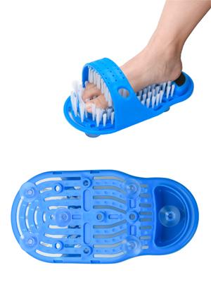 Conava Bathroom Foot Care Tool Feet Massager Clean Slipper with Scrubber Brush