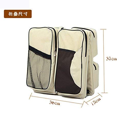 Conava Stylish Diaper Bag for Mothers Water Proof, With Foldable Bed, Heat Preserve Pockets - Baby Bag