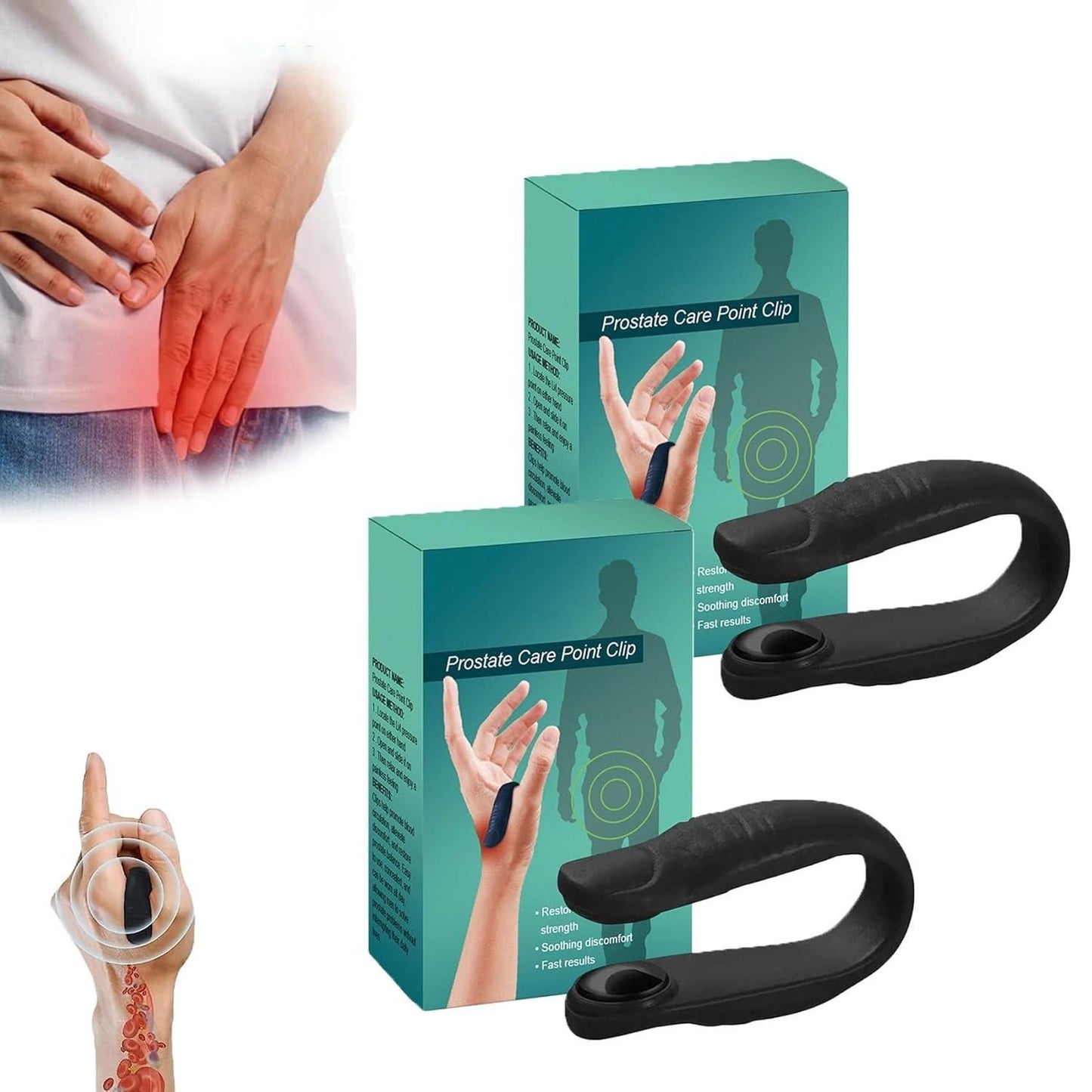 Sugar Control LI4 Acupressure Point Clip