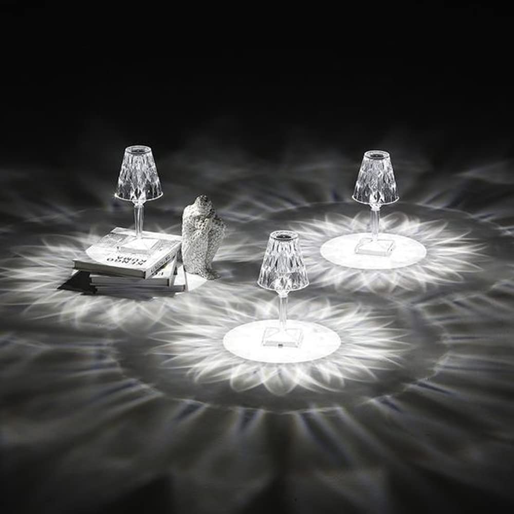 Rechargeable Crystal Diamond Touch 16 Colour Changing Lamp