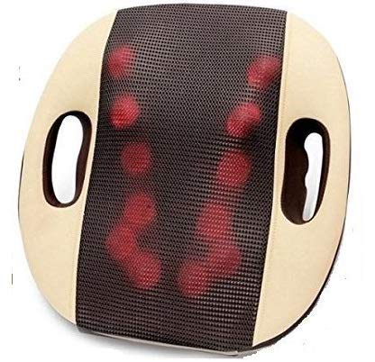 Conava Portable Massage For Back Pain Back Massager For Chair And Sofa 3D Back Massager 12 Ball Massager Deep Massage Cushion