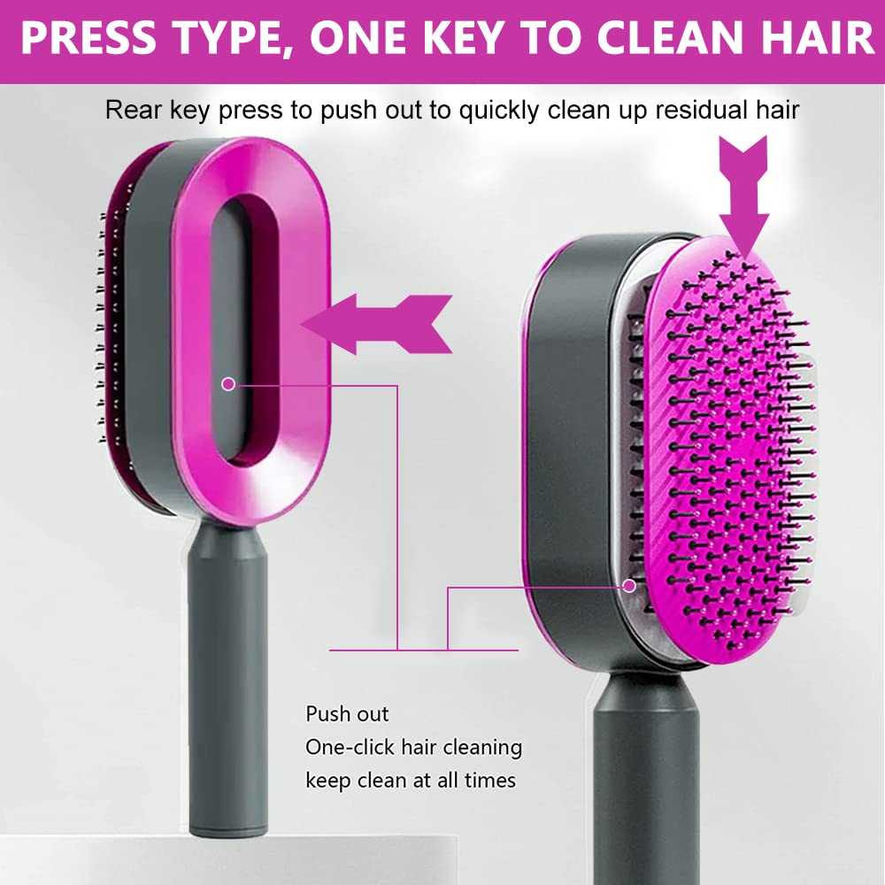 Conava Anti Static 3D Hair Cleaning Hair Brush