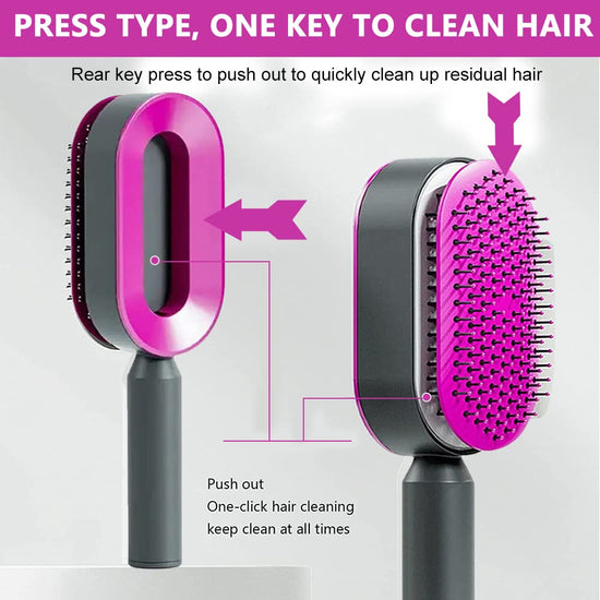Conava Anti Static 3D Hair Cleaning Hair Brush