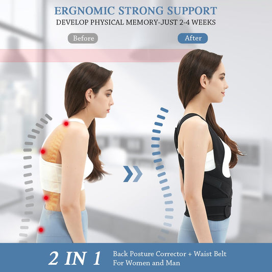 Adjustable Posture Corrector Back Support Children Shoulder Belt