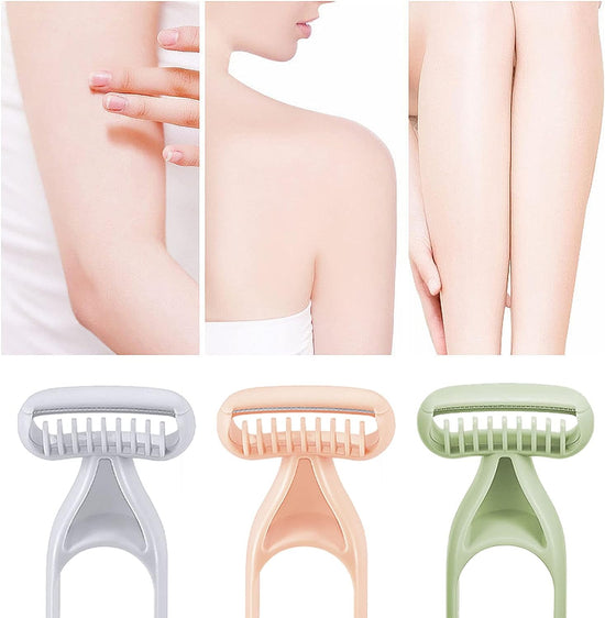 T Type Korean Anti-Slip Razor for Armpit Hair Steel Blade Trimming Razor for Everyday Travel, Neck, Face, Beard Grooming Razor