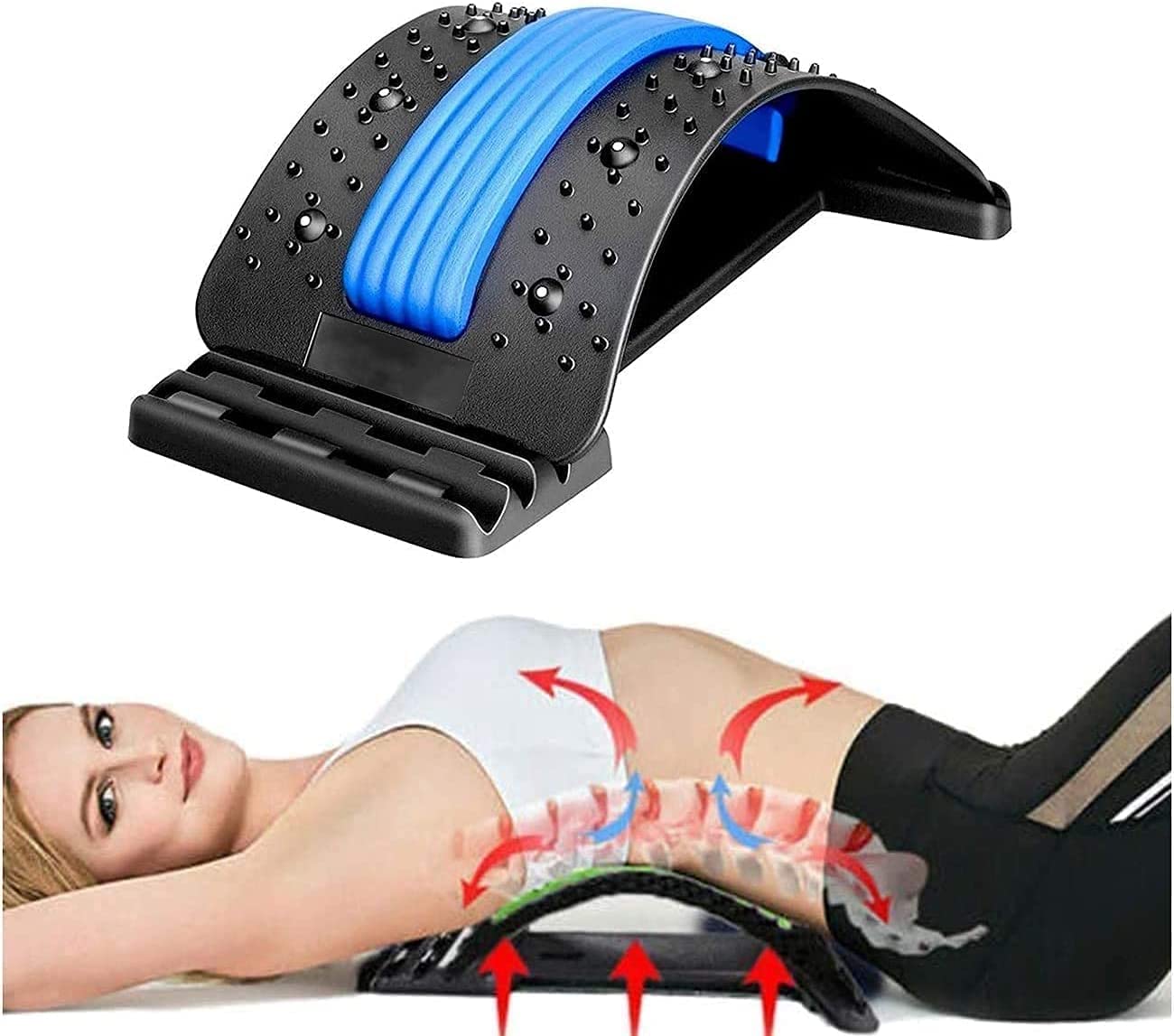 Conava Magnetic Back Stretcher Device for Back Pain Relief & Posture Corrector