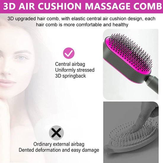Conava Anti Static 3D Hair Cleaning Hair Brush