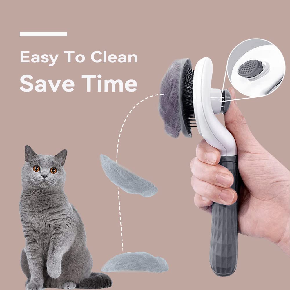 Pet Self Cleaning Slicker Brushes for Dogs Cats Pet Comb Grooming Brush Tool