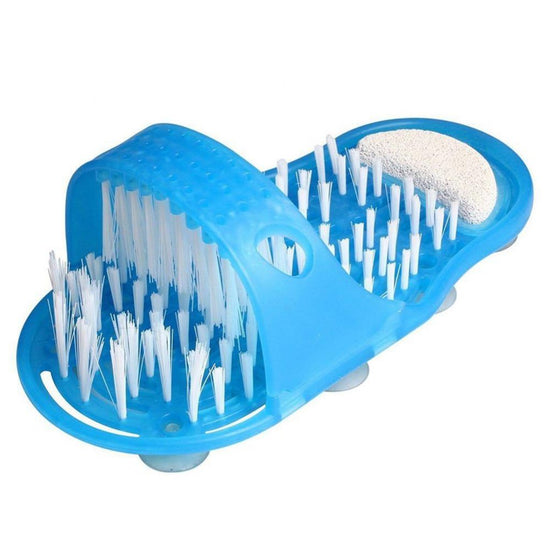 Conava Bathroom Foot Care Tool Feet Massager Clean Slipper with Scrubber Brush
