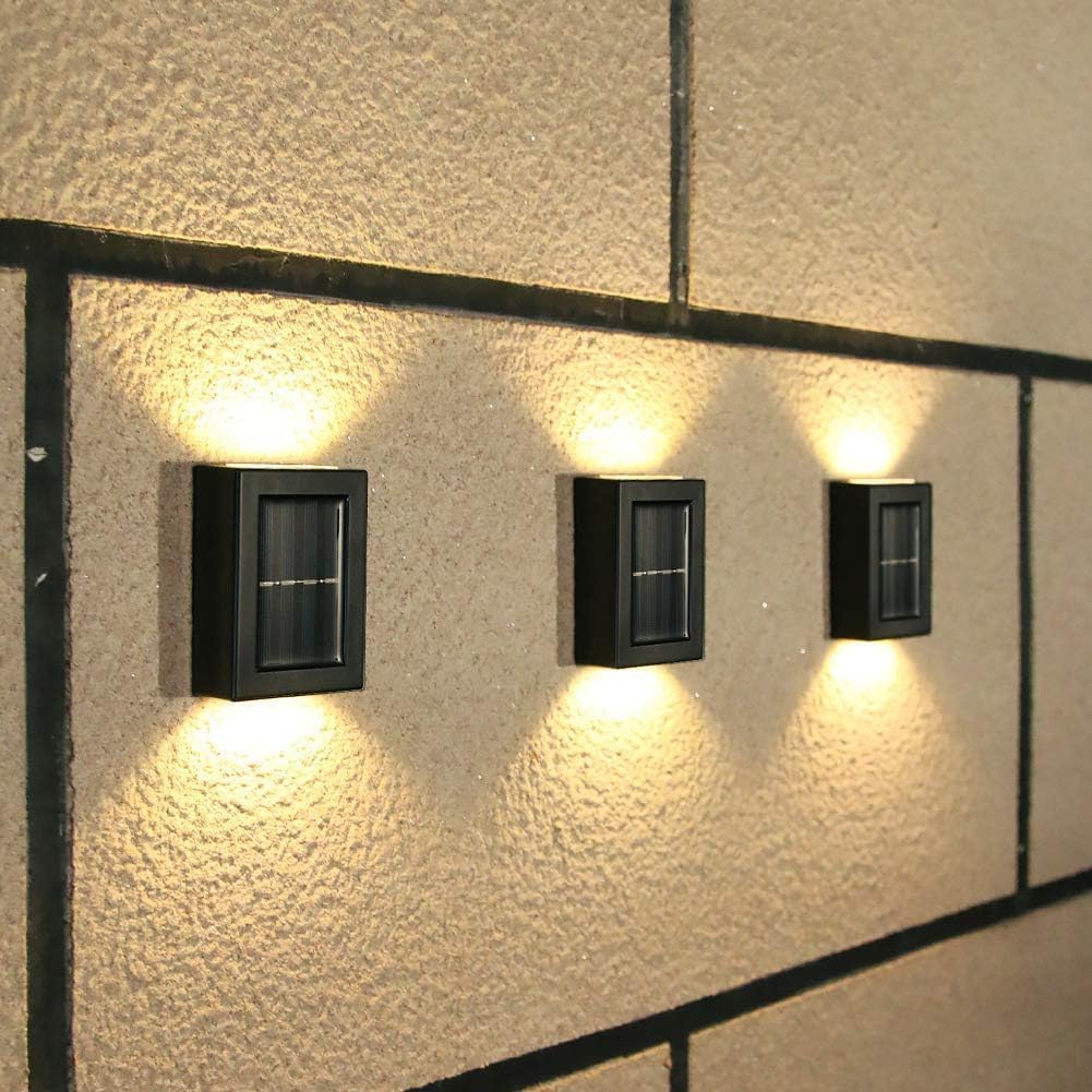 Solar Light Outdoor Wall Light (Pack of 2)