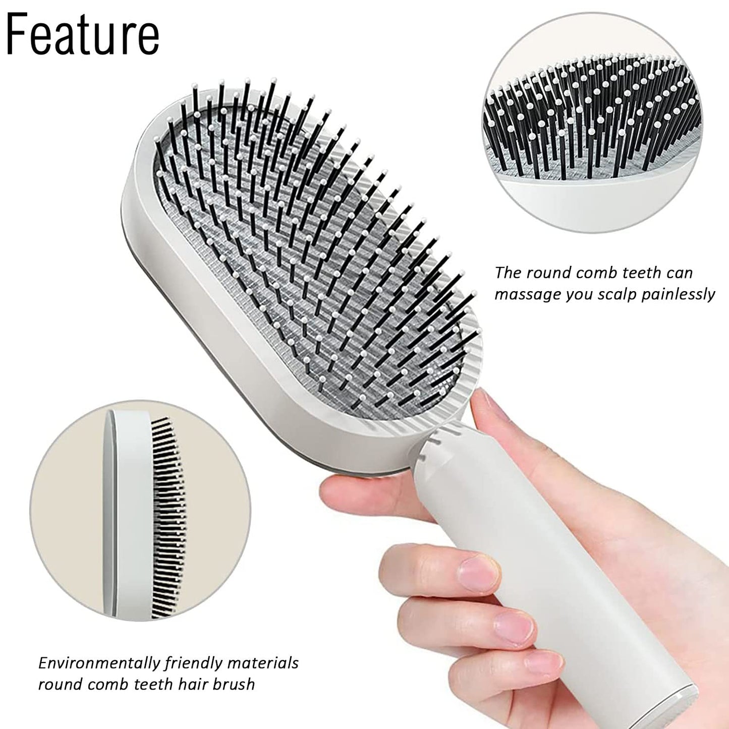 Conava Anti Static 3D Hair Cleaning Hair Brush