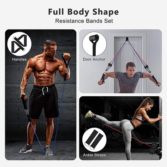 Conava Unisex Resistance Bands ORIGINAL 150 lbs for Workout