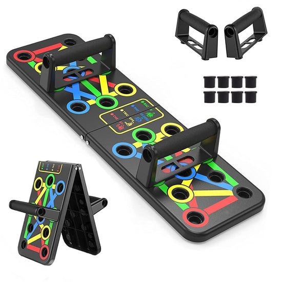 Home Workout Foldable Pushup Board for Men & Women Multifunction Flex Board for Chest, Muscle, Triceps, Shoulder