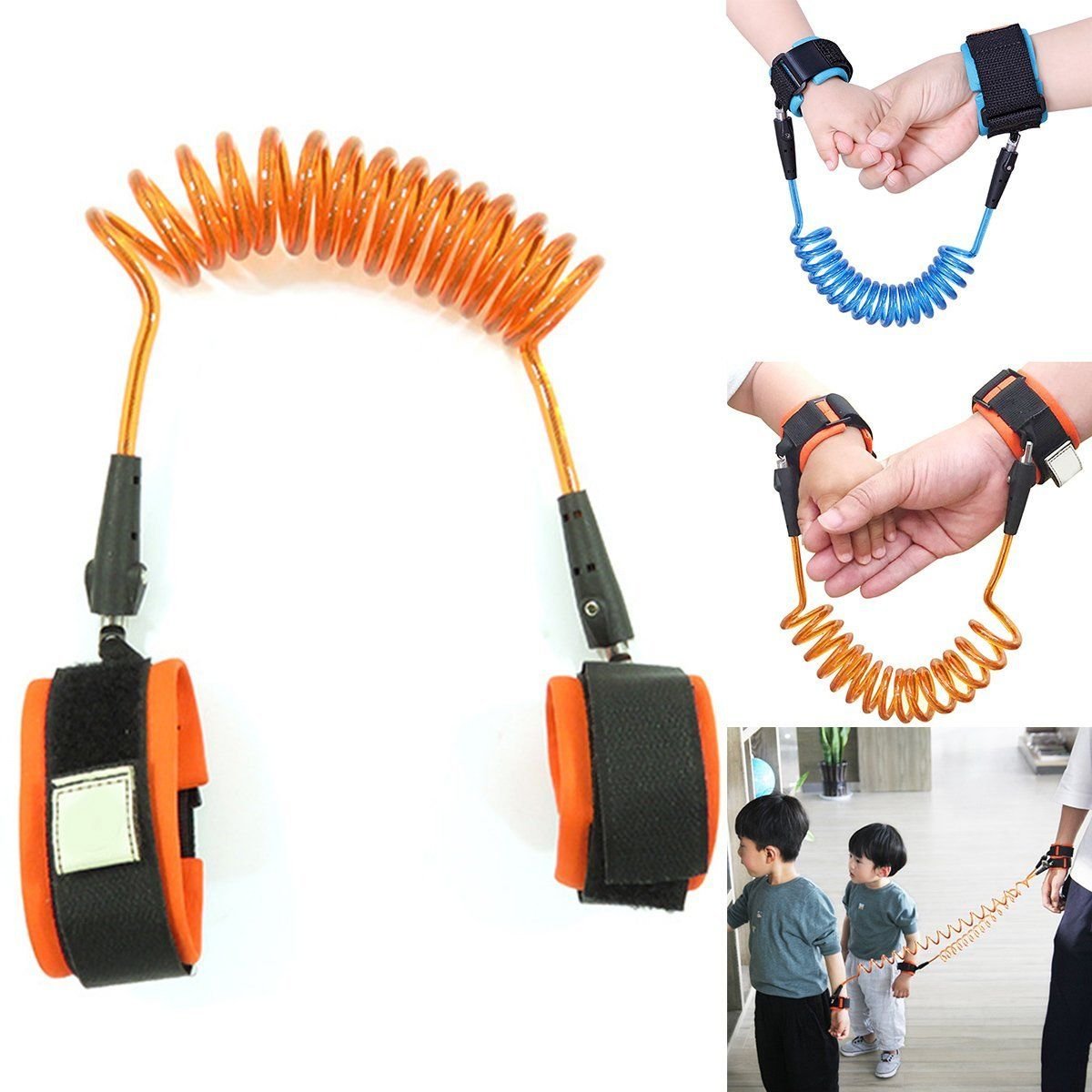 Toddler Safety Leash with Key Lock Anti Lost Band for kids