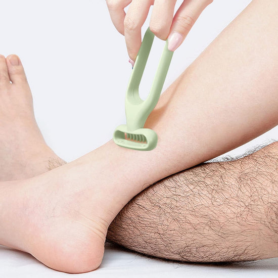 T Type Korean Anti-Slip Razor for Armpit Hair Steel Blade Trimming Razor for Everyday Travel, Neck, Face, Beard Grooming Razor