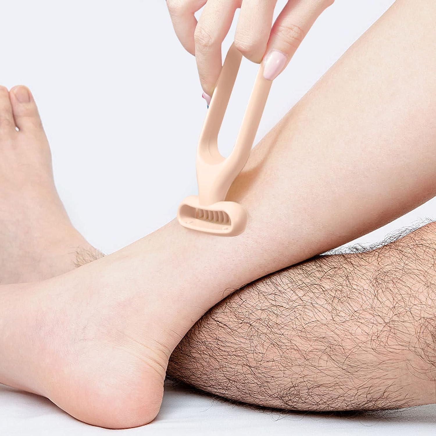 T Type Korean Anti-Slip Razor for Armpit Hair Steel Blade Trimming Razor for Everyday Travel, Neck, Face, Beard Grooming Razor