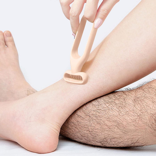 T Type Korean Anti-Slip Razor for Armpit Hair Steel Blade Trimming Razor for Everyday Travel, Neck, Face, Beard Grooming Razor