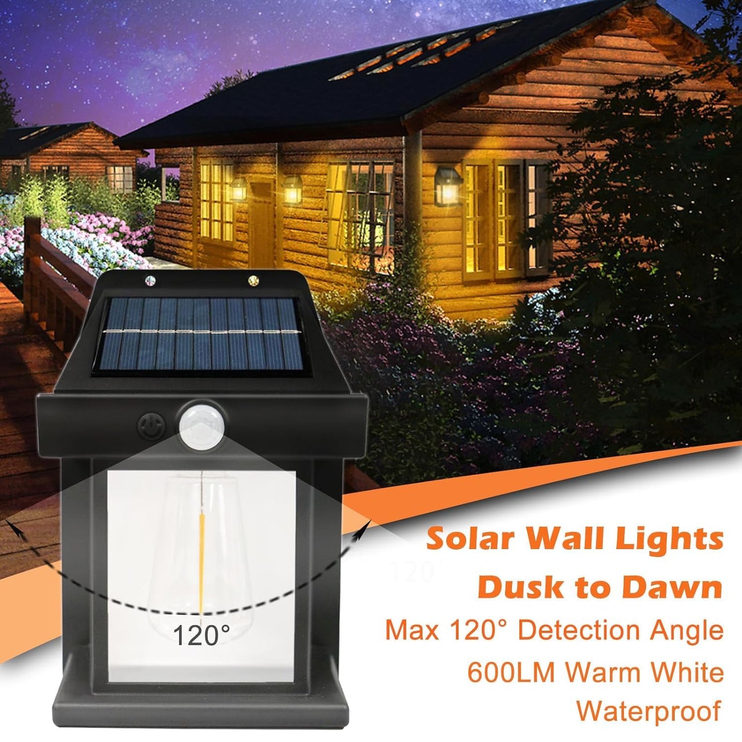 Solar Light Outdoor Wall Light