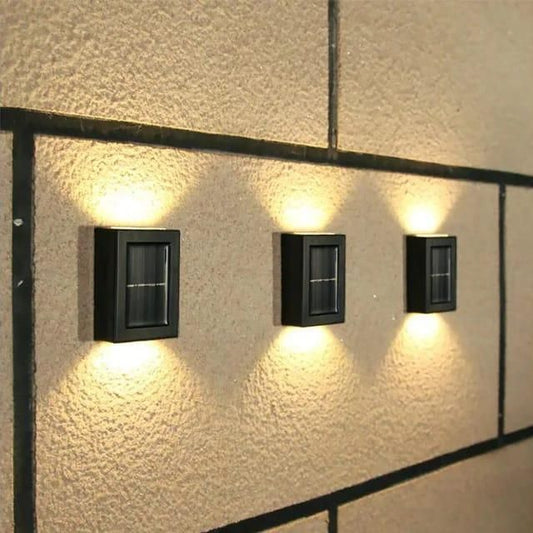 Solar Light Outdoor Wall Light (Pack of 2)